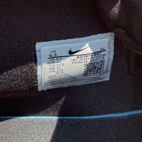 Nike Kyrie 5 Black Metallic Gold men’s size 9.5 - Picture 7 of 7